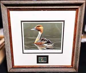 Burton Moore 1986 Federal Duck Stamp Print With Stamp - Brand New Custom Frame - Bild 1 von 8