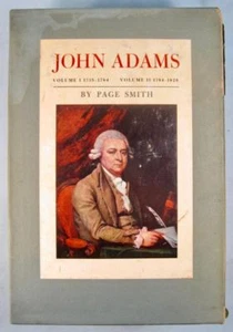 John Adams 2 Book Set By Page Smith In Original Slipcase 1st Edition 1962 (O) - Picture 1 of 12