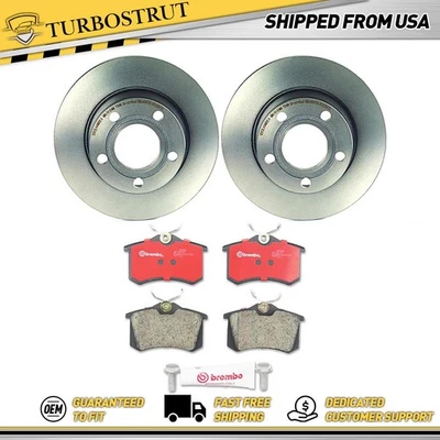 Kit pastillas freno trasero Brembo para Audi A6 Quattro 2000 2001 Foto 1 de 4
