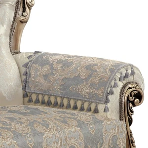 Luxus Sofa Armlehnenbezüge 2er Set, Klassisch Damast Dick Chenille Rutschfest Co... - Bild 1 von 7