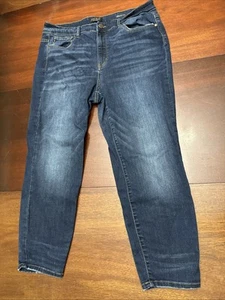 Judy Blue Relaxed Fit Jeans Womens 18W Dark Wash Blue Denim JB82102DK 18W - Picture 1 of 7