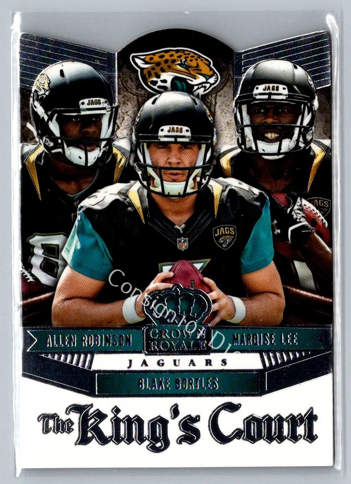 2014 Panini Crown Royale #KC18 A Robinson / B Bortles / M Lee The King's Court - Image 1 of 2