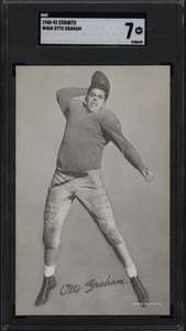 1948 W468 Exhibits Football OTTO GRAHAM Cleveland Browns SGC NM 7 - Picture 1 of 2