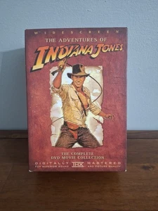 The Adventures of Indiana Jones Trilogy DVD Collection Box Set w/ Bonus DvD - Picture 1 of 5