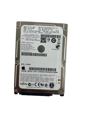 Fujitsu Model MJA2250BH 250GB 2.5-inch SATA Internal Hard Drive Cache 8 MB - Image 1 of 3