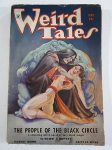 Weird Tales, Sept 1934 VG  Brundage 2nd Conan Cover! People of the Black Circle! - Picture 1 of 5