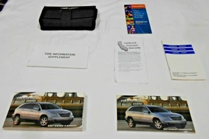2007 CHRYSLER PACIFICA OWNERS MANUAL 6 PC.SET & BLACK CHRYSLER FACTORY CASE - Picture 1 of 9