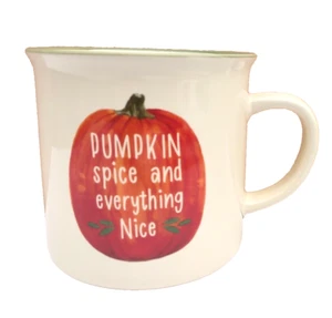 Pumpkin Spice & Everything Nice 20oz Jumbo Coffee Mug Tea Cup Fall Autumn - Picture 1 of 7