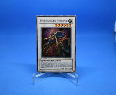 Yu-Gi-Oh! Underground Arachnid [ABPF-EN096] Secret Rare 1st Ed LP - Image 1 of 2
