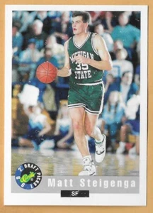 MATT STEENGA MICHIGAN STATE #32 SELECCIONES CLÁSICAS DE DRAFT 1992-93 - Imagen 1 de 2