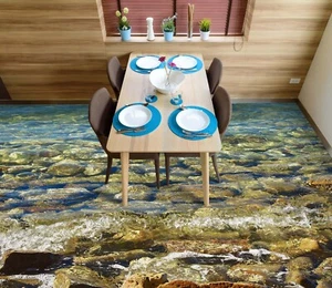 3D Ocean Stone I3769 Floor WallPaper Murals Wall Print Decal AJ Coco 2024 - Photo 1 sur 5