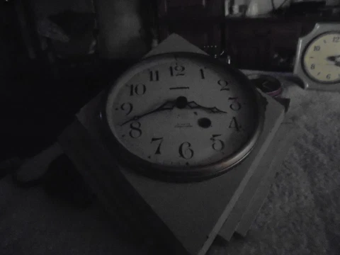8 Day Kitchen Clock 1930s New Haven Clock Co For -No Key-Un-Tested Cover