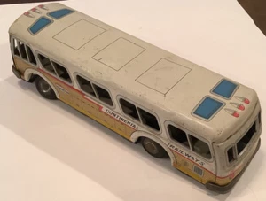#Giocattolo di latta antico # Autobus turistico continentale giapponese Giappone 10 pollici - Foto 1 di 8