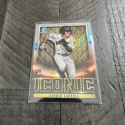2023 Bowman Chrome - Bowman Iconic #BI-18 Corbin Carroll (RC) - Image 1 of 4