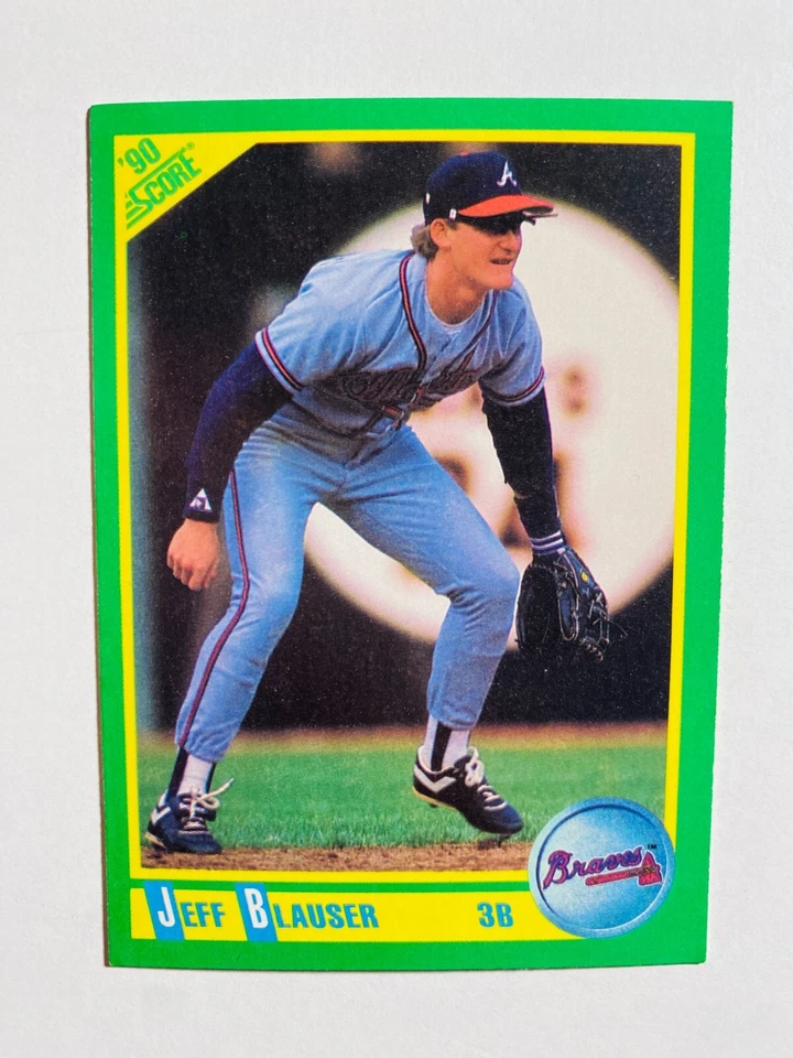 1990 SCORE #178 JEFF BLAUSER NM-MT MLB BASEBALL CARD - Image 1 of 1