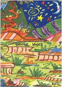James Rizzi - Original-Folder mit Telefonkarten - Dinosaurier-Edition - neu - Bild 1 von 5