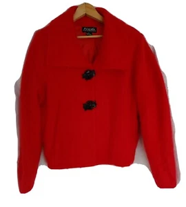 Venesha Red Angora Sweater S - Picture 1 of 7