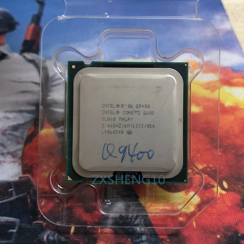 Intel Core 2 Quad Q9400 CPU 4-Core 2.66GHz/6M/1333 SLB6B LGA775 Processor - Image 1 of 1