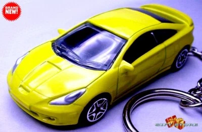 🎁🎄🎅RARE 🆕 KEYCHAIN YELLOW TOYOTA CELICA GT CUSTOM Ltd Ed❤️GREAT GIFT❤️🎄🎅🎁 - Image 1 of 4