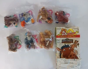 Vintage 1998 Lion KingSimba's Pride McDonald's Happy Meal Toys, 7(missing #4)Bag - Picture 1 of 9