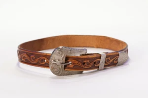 Cintura vintage in pelle Rocky Mountain Park - Foto 1 di 4