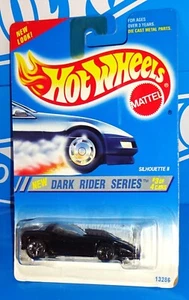 Hot Wheels 1995 Dark Rider #299 Silhouette II schwarz mit Chrome Base Pro Circuits - Bild 1 von 6