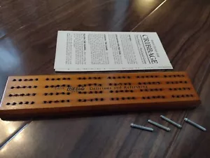 Clavijas metálicas de colección Coca Cola Cribbage Board Direcciones Milton Bradley - Imagen 1 de 13