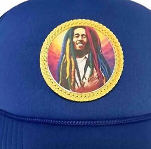 Bob Marley  Custom Hat Cap, One Love Blue Hat. Bob Marley: One Love Hat