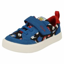 clarks boys canvas