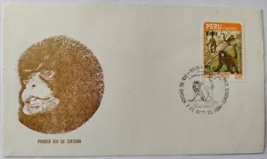 Peru 1984 FDC Fauna Choro Coliamarillo - Picture 1 of 1