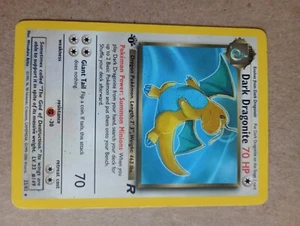 1st Edition Dark Dragonite 22/82 Team Rocket Set Rare Vintage Pokemon Card - NM - Picture 1 of 2