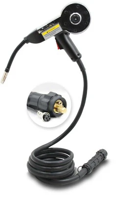 Spulenpistole MIG/MAG Schweißbrenner 3 Meter Kabel Euro-Stecker Sherman - Bild 1 von 3