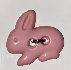 Le Bouton Buttons 3/4” 19mm Pink Rabbit 5267 NOS - Picture 1 of 3