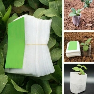 Breeding Raising Bags Nursery Bag Pots Pouch Garden Supplies 100Pcs/set Home Kit - Picture 1 of 11