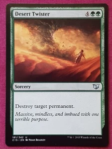 Magic The Gathering COMMANDER 2015 C15 DESERT TWISTER green card MTG - Picture 1 of 2
