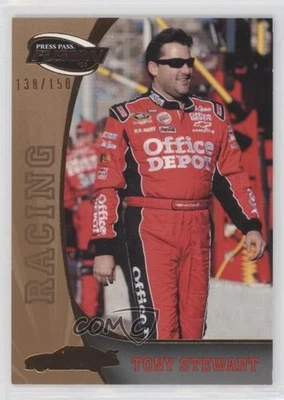 2009 Press Pass Fusion Bronze /150 Tony Stewart #75 HOF - Image 1 of 2