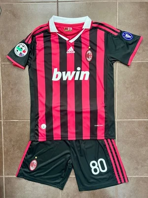 Camiseta de fútbol para niños AC Milan Ronaldinho 2009/10 - talla XXL 12-13 años # 28 Foto 1 de 4