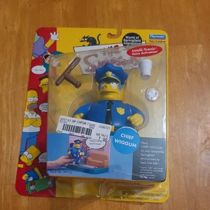 The Simpsons Chief Wiggum World Of Springfield Interactive Figure Playmates - Picture 1 of 10
