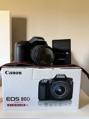 Canon EOS 80D Digital SLR Camera w/ EF-S 18-55mm IS STM  - image 1 of 4