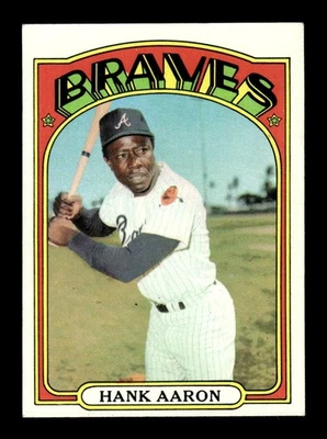Hank Aaron 1972 Topps #299 excelente patio-10002366 Foto 1 de 2