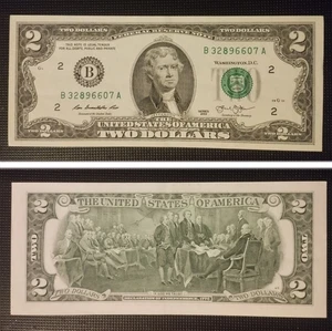2$ Bill – 2013 Series – 6 of 10 – US – Shiping from EU - Picture 1 of 1