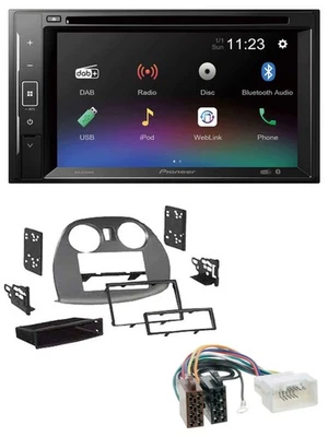 Pioneer Bluetooth MP3 USB 2DIN DAB DVD Autoradio für Mitsubishi Eclipse 4G 05-12 - Bild 1 von 4
