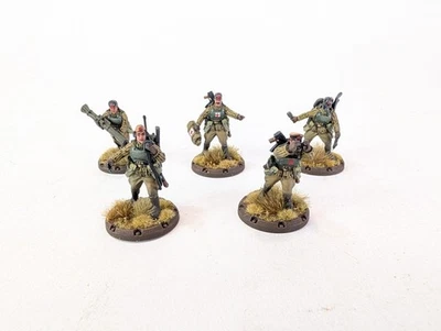 Miniaturas Dust Tactics Red Guards Command Squad PRO PINTADAS Foto 1 de 4
