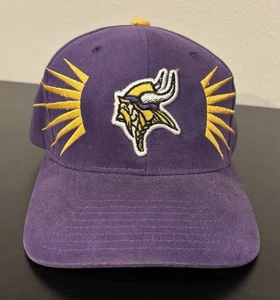 Gorra gorra vintage Starter Minnesota Vikings correa para adultos bordada Sunburst - Imagen 1 de 6