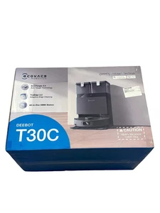 ECOVACS Deebot T30C, Saugroboter schwarz OZMO 2.0, inkl. Station, ZeroTangle 3.0 - Bild 1 von 1
