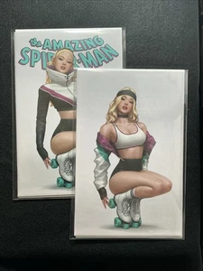 Amazing Spider-Man #40 Trade & Virgin Set - Picture 1 of 9