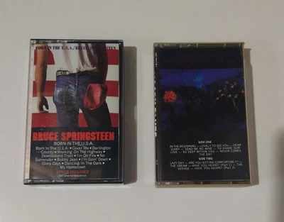 Bruce Springsteen Born in The USA Cassette 1984 + Moody Blues Threshold Dream  - Image 1 of 4