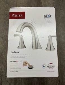 Pfister Ladera LF-049-LRGS 8in Widespread 2-Handle Faucet in Brushed Nickel NEW - Picture 1 of 3