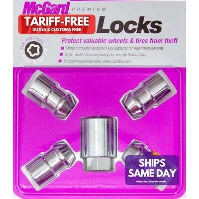 Mcgard 24157, Set of 4 Chrome Steel Wheel Lock 12Mm X 1.50 Conical Seat (4)  - Image 1 of 4