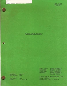 FROM RAQUEL WITH LOVE-RAQUEL WELCH TV SPECIAL-ORIGINAL TV SCRIPT-1980-VERY RARE - Picture 1 of 2